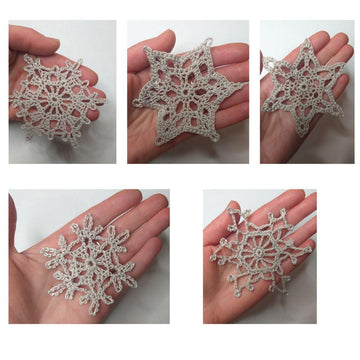 Snowflakes 5 crochet pattern