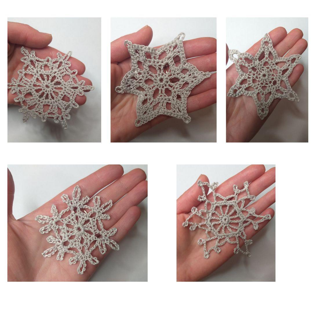 Snowflakes 5 crochet pattern