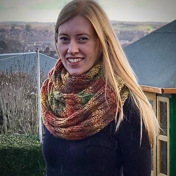 New England Cowl in James C Brett Marble Chunky
