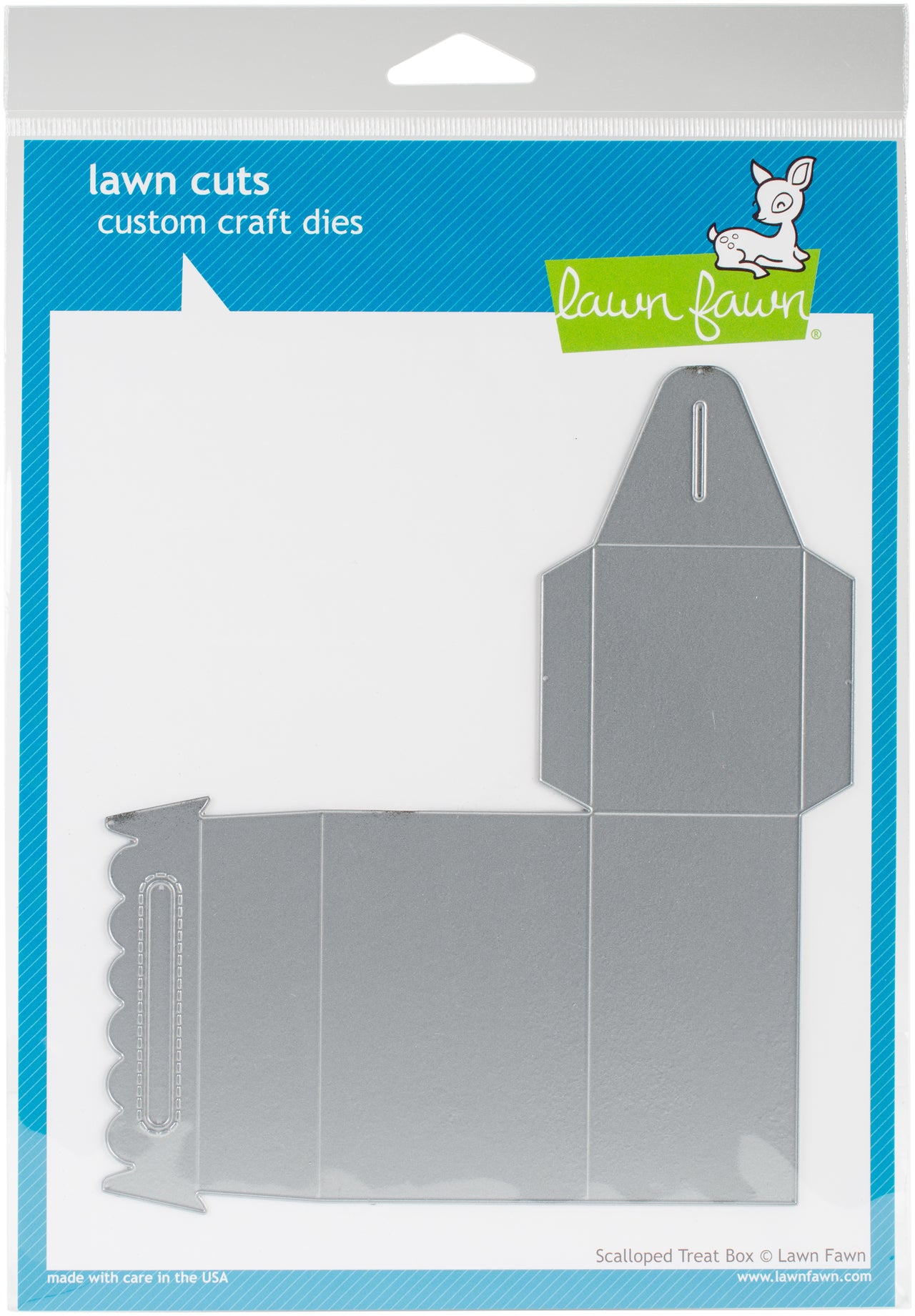 Lawn Fawn Lawn Cuts Custom Craft Die - Scalloped Treat Box