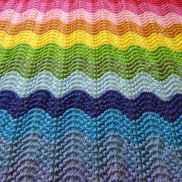 Knitting In Technicolor Waves