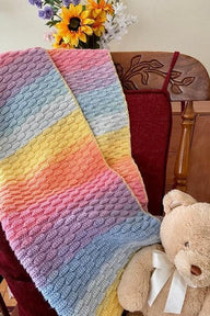 Rainbow Waves Baby Blanket Crochet Pattern – Mandala Baby Acre Woods