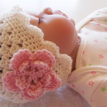 Baby Hat With Flower