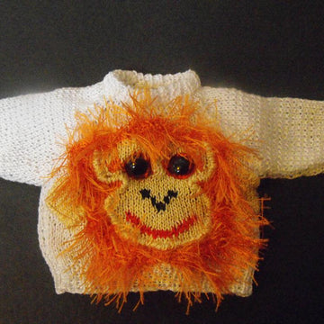 OLLIE ORANGUTAN JUMPER KNITTING PATTERN - MADMONKEYKNITS