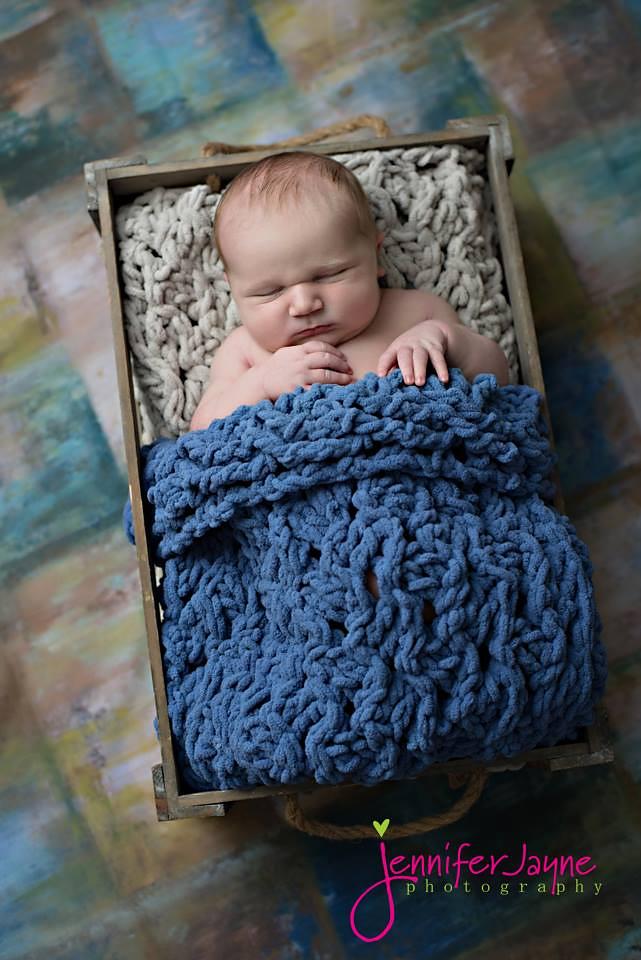 Diagonal Weave Blanket