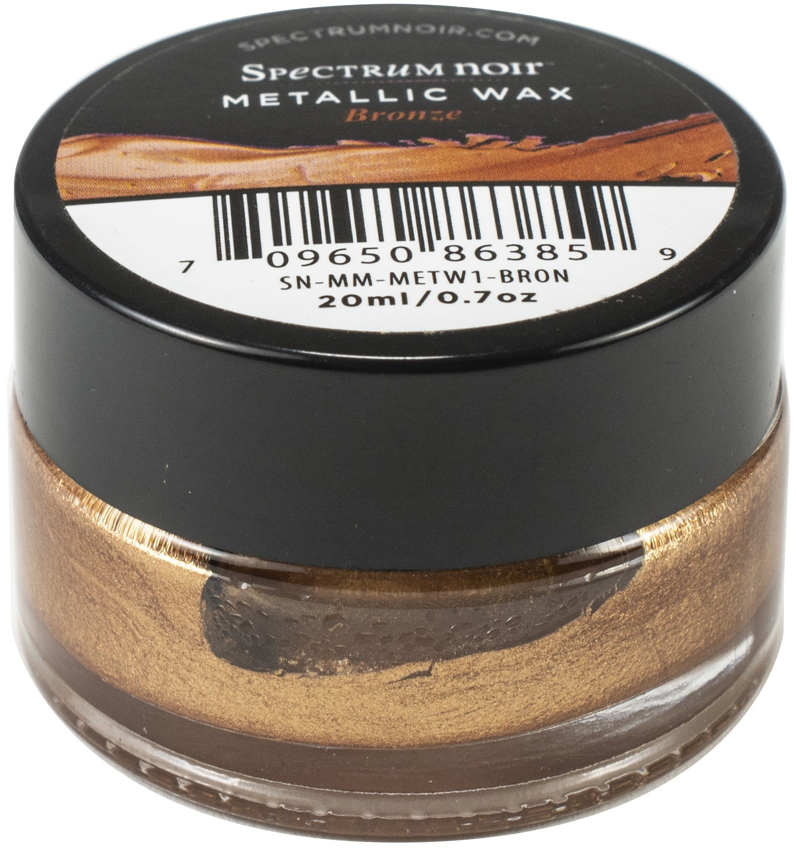 Crafter's Companion Spectrum Noir Metallic Wax .7oz - Bronze