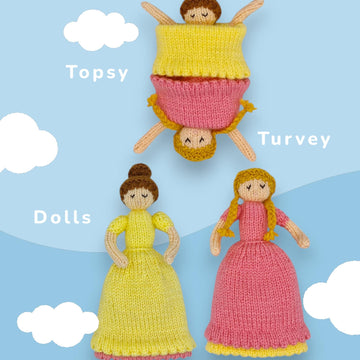 Topsy Turvy Doll - Small 19cm Size Stocking Filler Christmas Princess