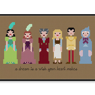 Cinderella - PDF Cross Stitch Pattern