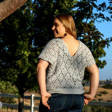 Diamond V Neck Top