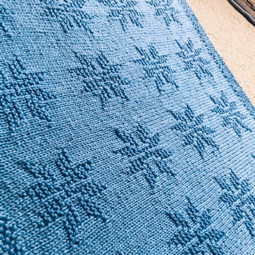 Snowflake Baby Blanket