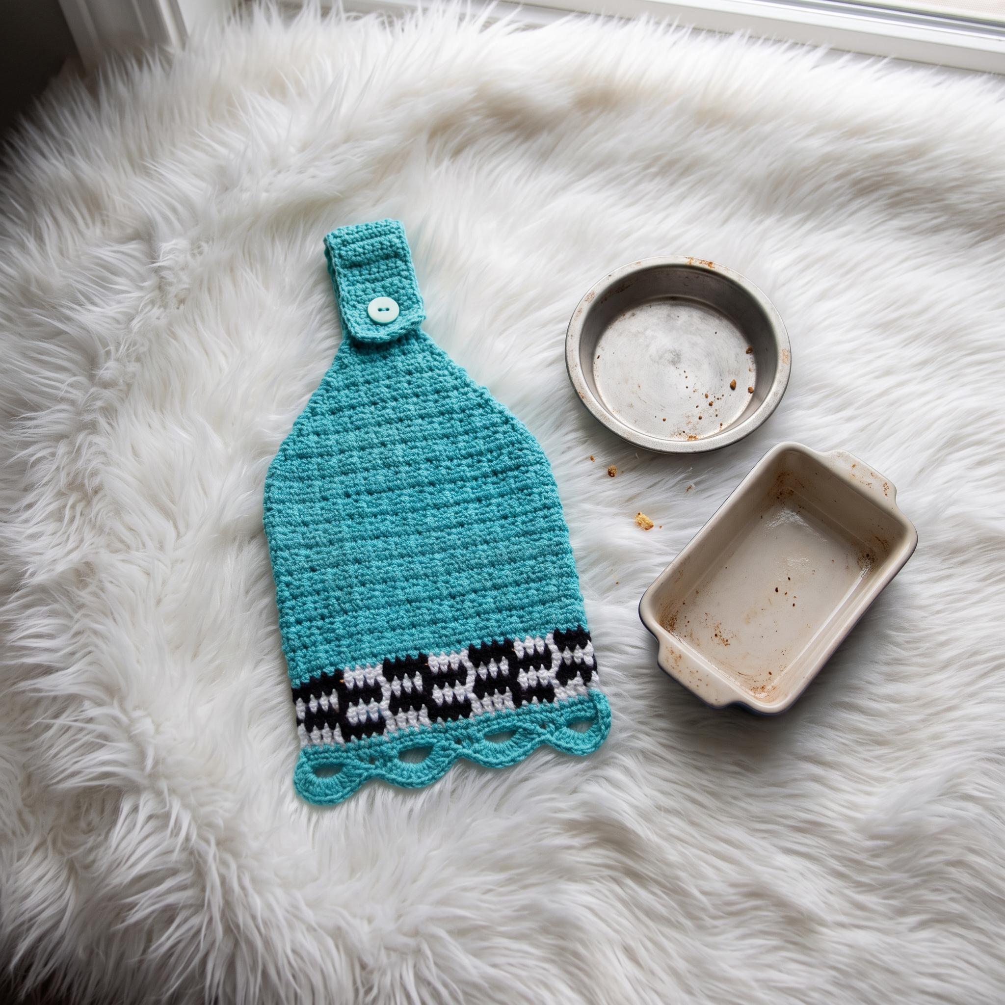 Crochet Tea Towel and Set