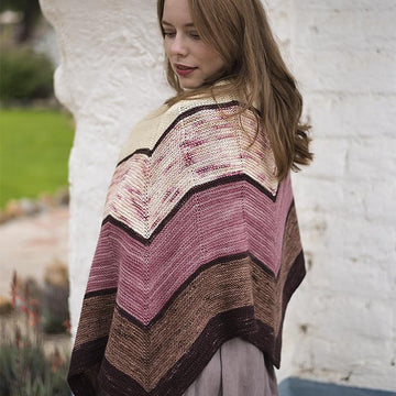 Cherry and Plum Shawl