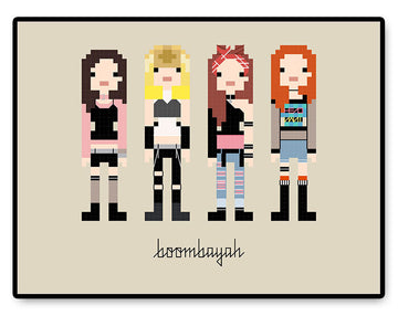 BLACKPINK - Boombayah Chorus - PDF Cross Stitch Pattern