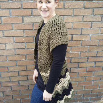 Chevron Cardi