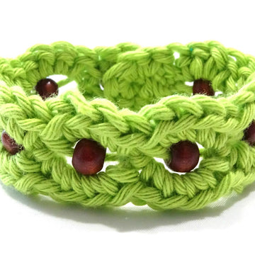 Crochet Beaded Bracelet