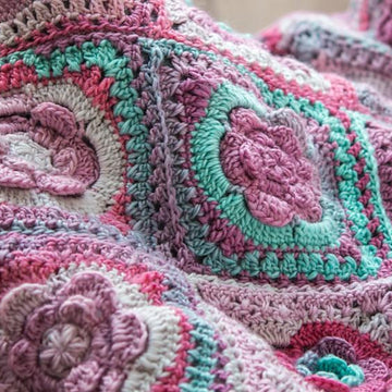 Tinted Mayapple Flower Blanket