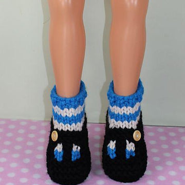 Childrens Super Chunky Stripe Sock T Bar Sandal Slippers