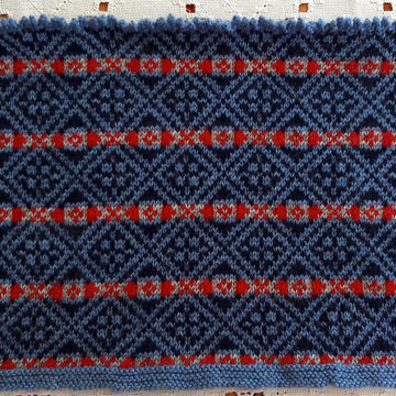 Fair Isle Diamonds Cowl