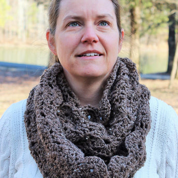 Double Shells Infinity Scarf