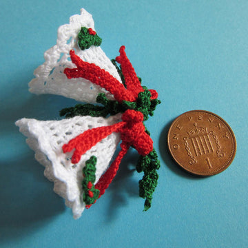 1:12th scale Crochet Christmas Bells