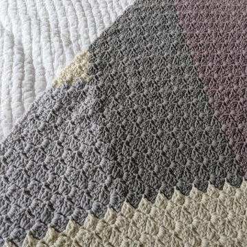 Modern Chevron Quilt Blanket