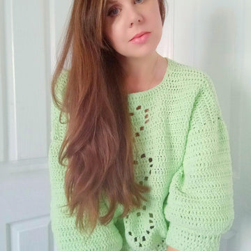 Crochet Easy Heart Sweater Pattern