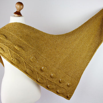 Golden Leaves Shawl