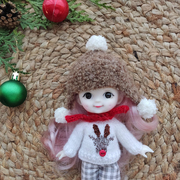 Tiny Christmas sweater for Obitsu11