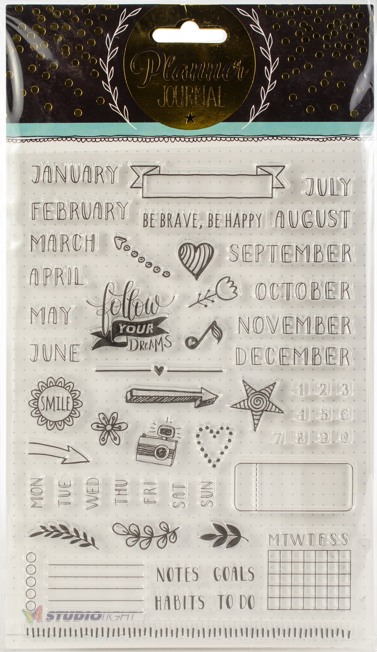Studio Light Planner Journal A5 Stamp - 033462