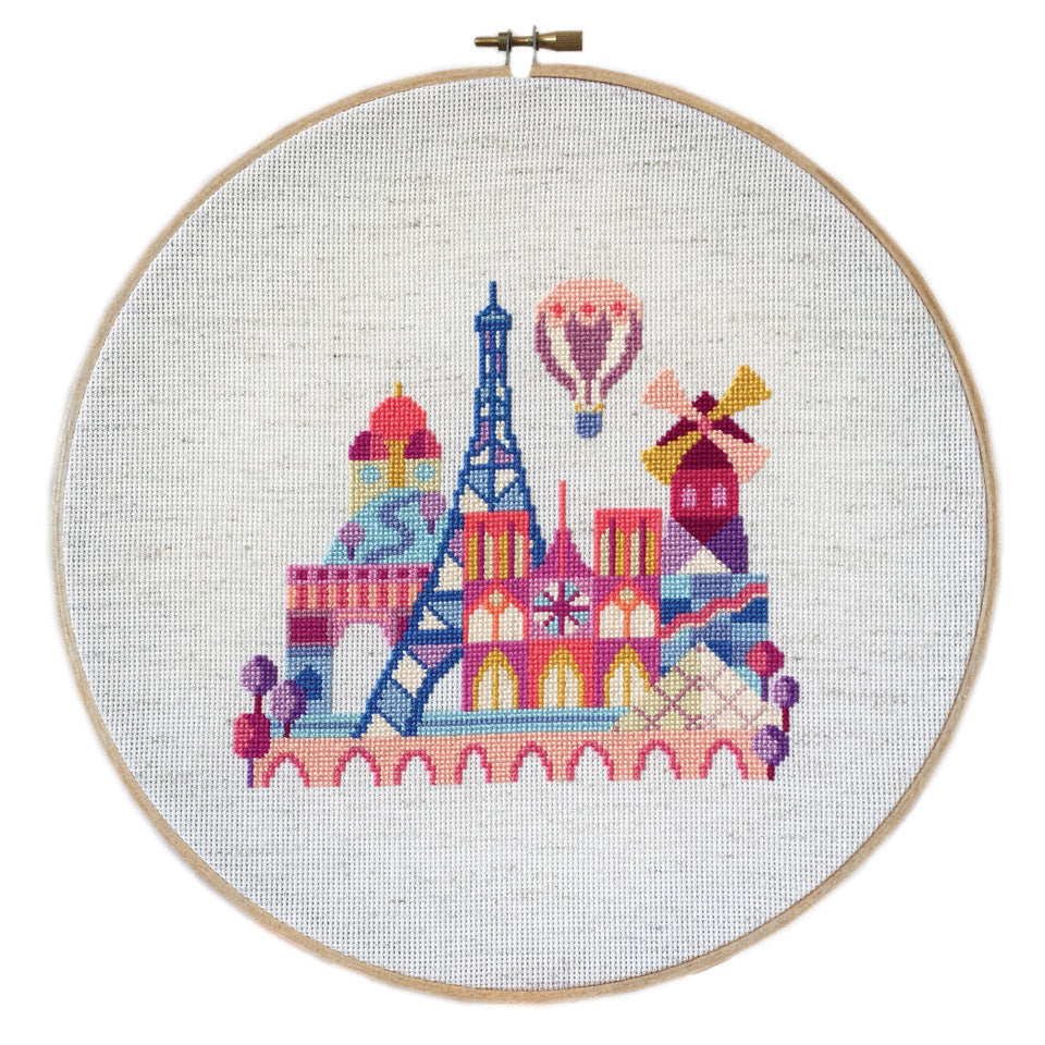 Satsuma Street Pretty Little Paris Cross Stitch Chart - 2001884 -  Leaflet