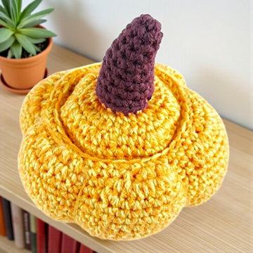 Crochet Pumpkin Box Pattern: Thanksgiving Decor (PDF Pattern)