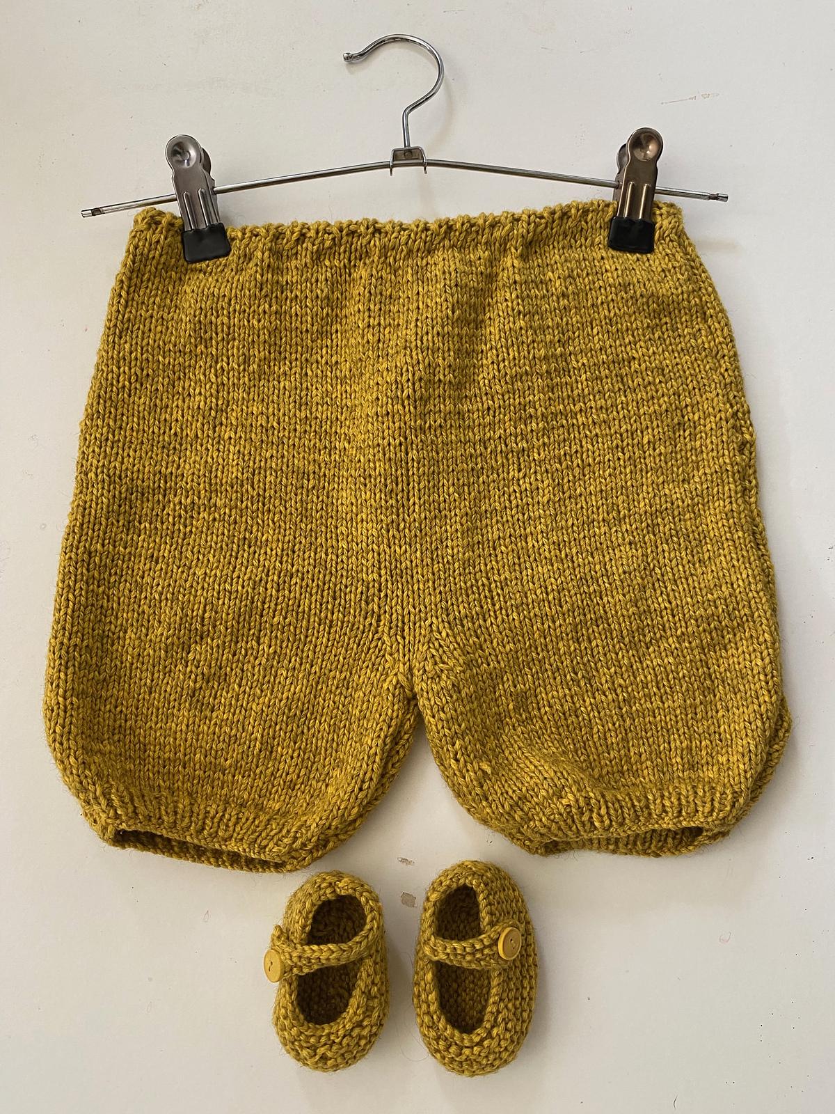 Baby/Toddler Yoked Cardigan with shorts and Shoes