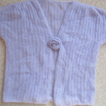Rib and Flower Shrug