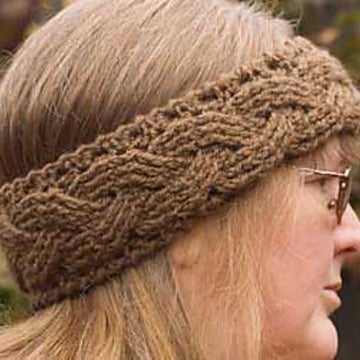 Cabled Headband & Mitts - Aran Version