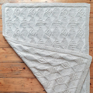 Textured Diamond Baby Blanket
