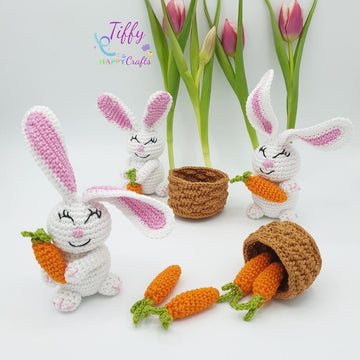 The Cute Bunny Family