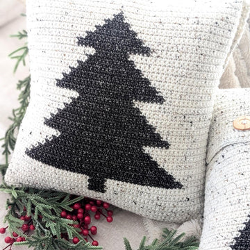 Xmas Tree Pillow Cover