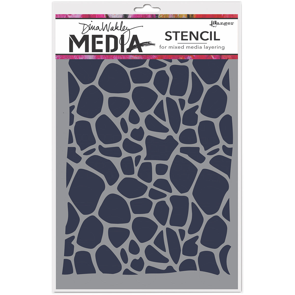 Ranger Dina Wakley Media Stencils 9"X6" - Cellular