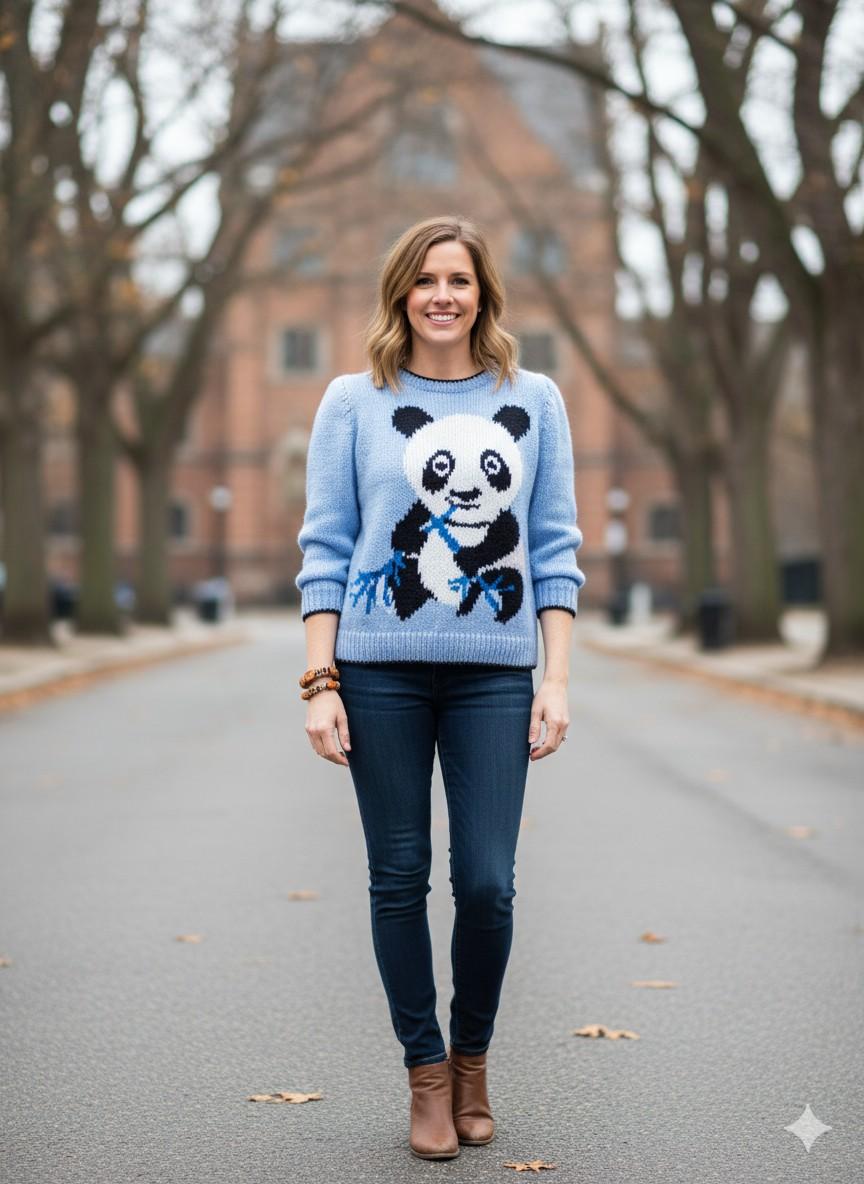 Panda sweater