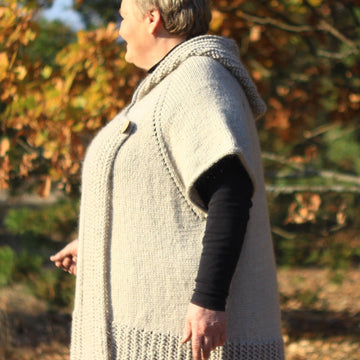 The Warm autumn top down cardigan