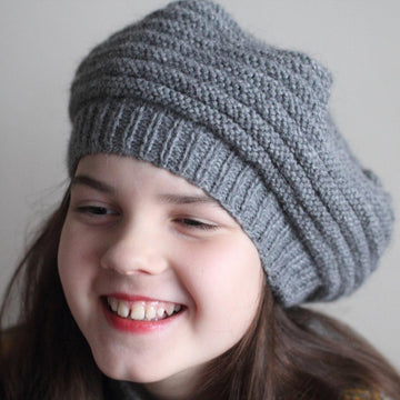 Ava Beret for Worsted yarn