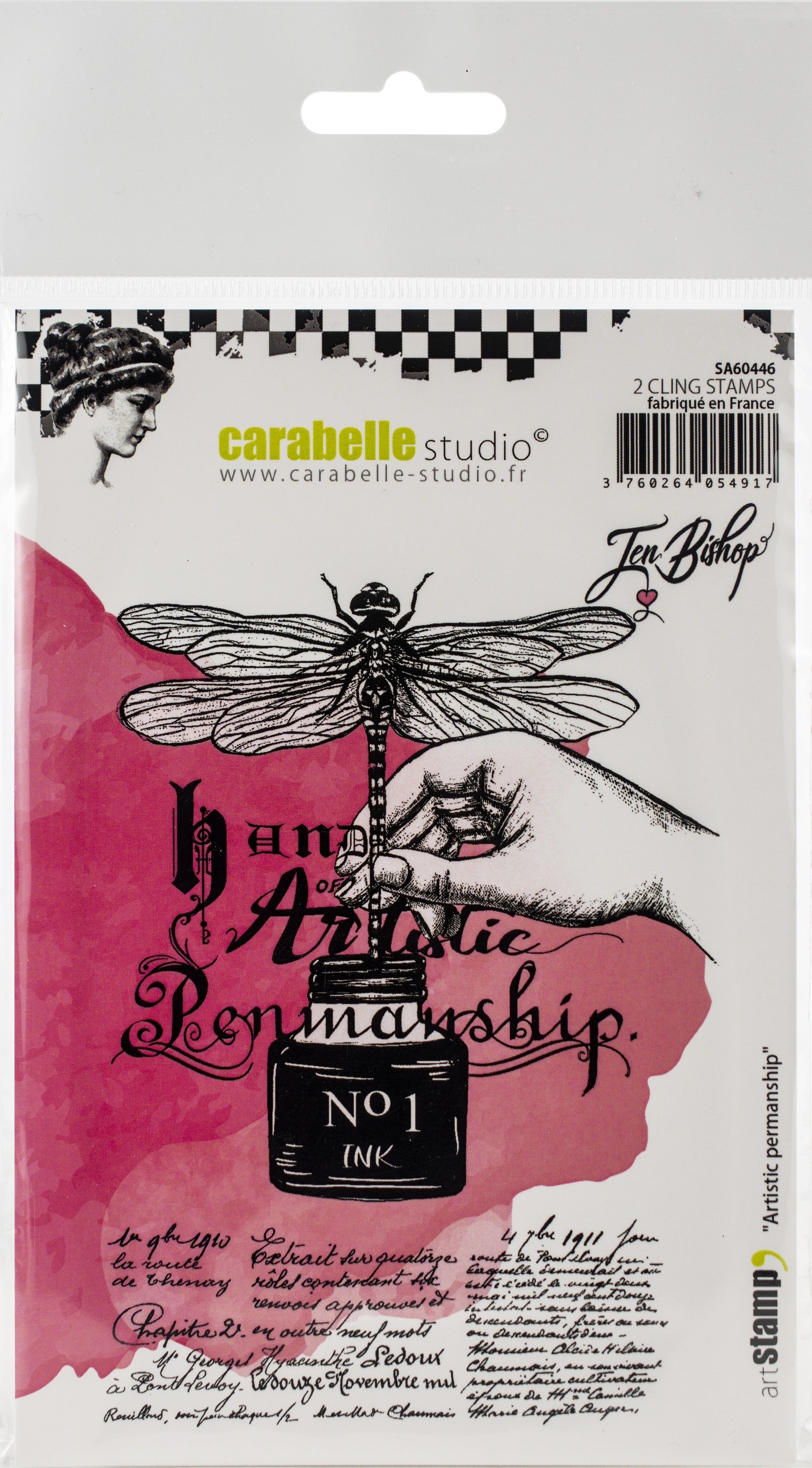 Carabelle Studio Cling Stamp A6 By Jen Bishop - Artistic Penmanship