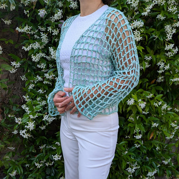 Square Mesh Cardi