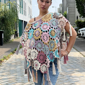 Fortune Flower Poncho