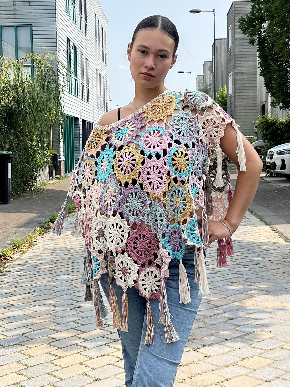 Fortune Flower Poncho