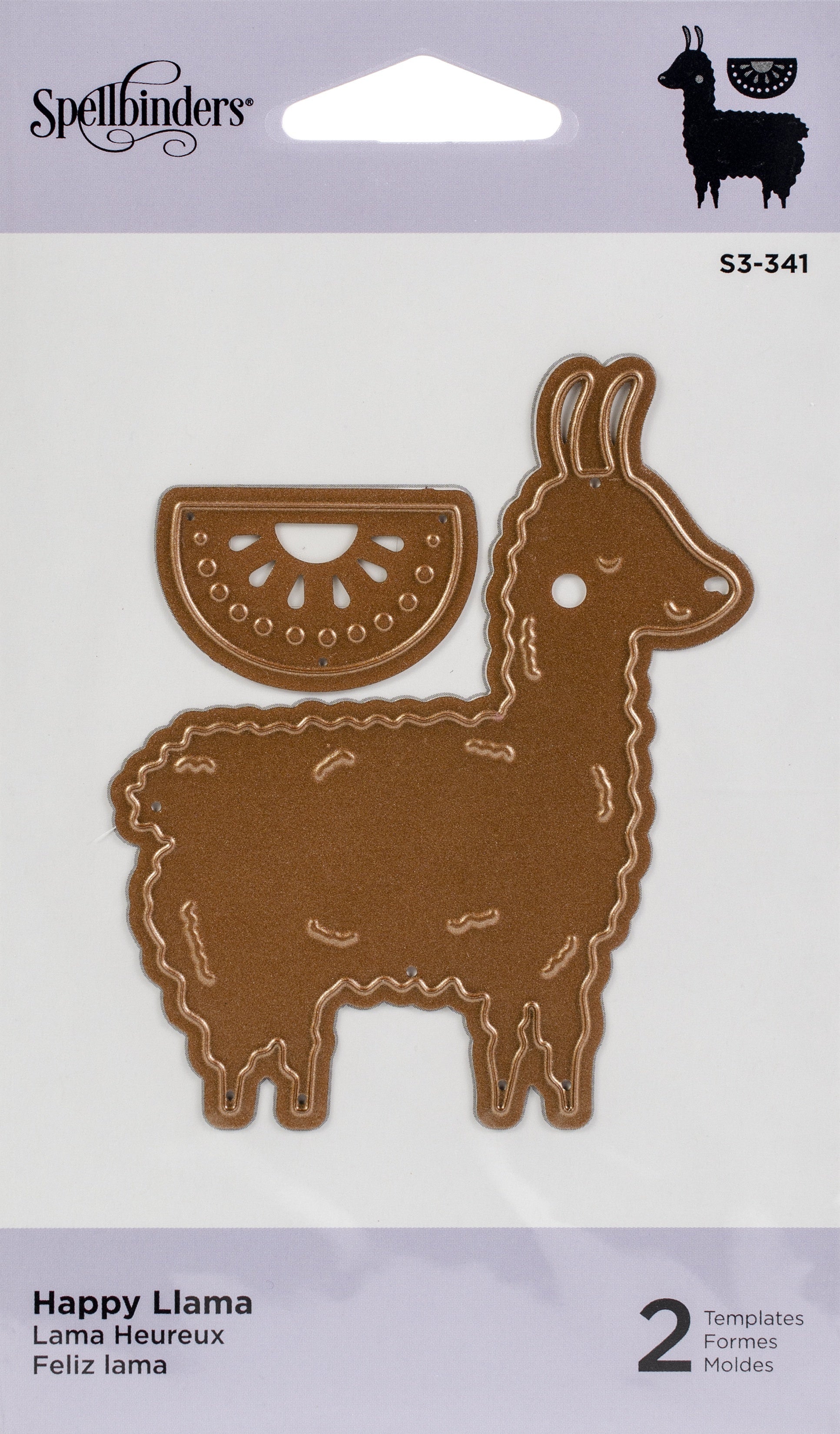 Spellbinders Indie Line Shapeabilities Dies - Happy Llama