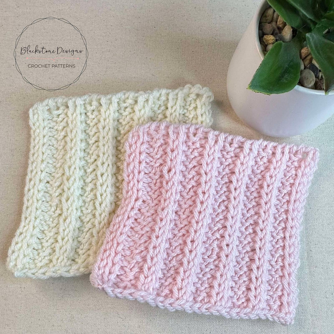 Tunisian Rib Stitch Afghan Square