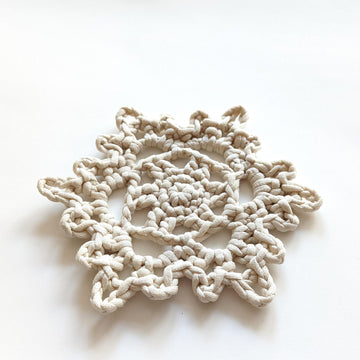 Let It Snow Snowflake Coaster
