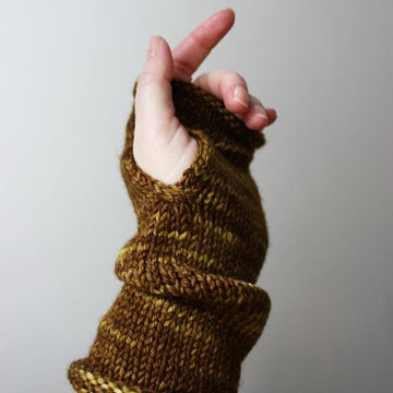 Longue Fingerless Mittens or Mitts