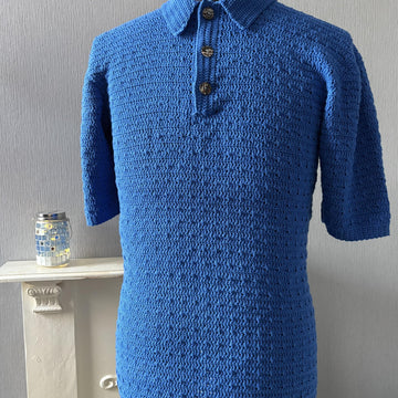 Long Loop Stripe Polo Shirt